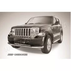 Защита переднего бампера 76 мм для Jeep Cherokee 2014-2018