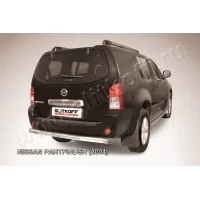 Защита штатных порогов 42 мм для Nissan Pathfinder 2004-2009