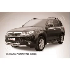 Защита передняя двойная 57-57 мм для Subaru Forester 2008-2013
