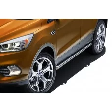 Пороги труба 57 мм для Ford Kuga 2016-2019