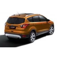 Защита заднего бампера 57 мм чёрная для Ford Kuga 2016-2019