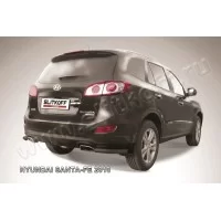 Уголки 57 мм чёрные для Hyundai Santa Fe 2010-2012