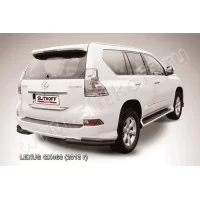 Уголки двойные 76-42 мм чёрные для Lexus GX460 2014-2019