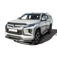 Защита переднего бампера 57 мм для Mitsubishi L200 2019-2024