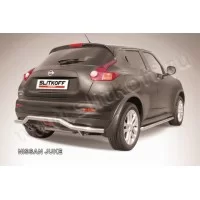 Защита заднего бампера 57 мм волна для Nissan Juke 2WD 2010-2018