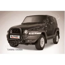 Кенгурятник 76 мм высокий чёрный для Тагаз Tager 2008-2014