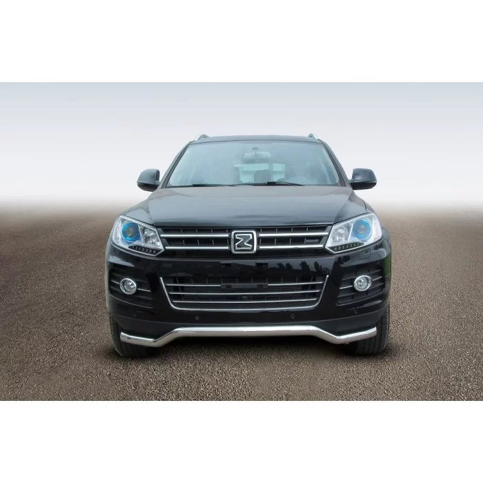 Защита переднего бампера 57 мм волна для Zotye T600 2013-2021 артикул ZOT002
