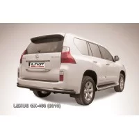 Уголки 76 мм чёрные для Lexus GX460 2010-2013