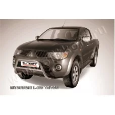 Кенгурятник 57 мм низкий для Mitsubishi L200 2006-2015