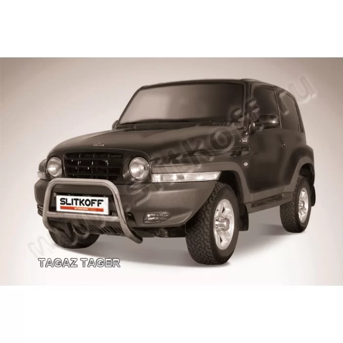 Кенгурятник 57 мм низкий для Тагаз Tager 2008-2014 артикул TAT008