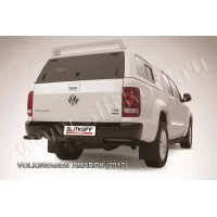 Уголки 57 мм чёрные для Volkswagen Amarok 2010-2016