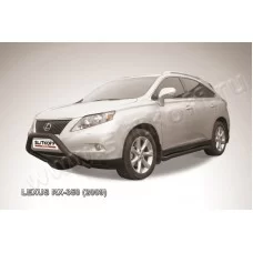Кенгурятник 76 мм низкий мини чёрный для Lexus RX-270/350/450 2009-2012