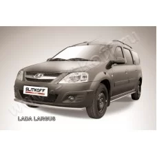Защита переднего бампера 42 мм серебристая для Lada Largus 2012-2024
