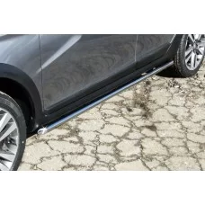 Пороги труба 42 мм для Lada Vesta SW Cross 2017-2024