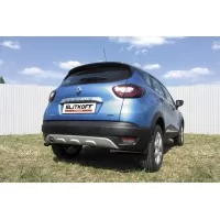 Уголки 42 мм чёрные для Renault Kaptur 2WD 2016-2024