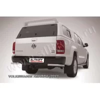 Уголки 57 мм серебристые для Volkswagen Amarok 2010-2016