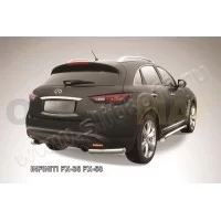 Уголки 57 мм серебристые для Infiniti FX35/37 2008-2014
