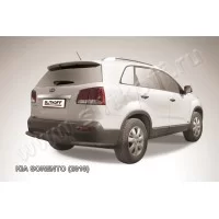 Уголки 57 мм чёрные для Kia Sorento 2009-2012