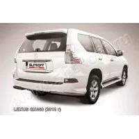 Уголки 76 мм чёрные для Lexus GX460 2014-2019