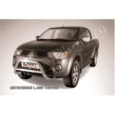 Кенгурятник 76 мм низкий для Mitsubishi L200 2006-2015