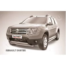 Защита переднего бампера 42 мм для Renault Duster 2011-2015