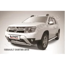 Защита переднего бампера 42 мм для Renault Duster 2015-2021