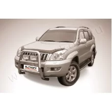Кенгурятник 76 мм высокий для Toyota Land Cruiser Prado 120 2002-2009
