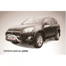 Кенгурятник 76 мм мини серебристый для Toyota RAV4 Длинная база 2009-2013
