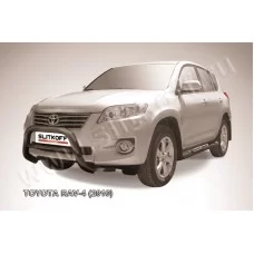 Кенгурятник 76 мм низкий чёрный для Toyota RAV4 2010-2013