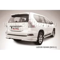 Уголки 76 мм серебристые для Lexus GX460 2014-2019