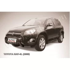 Кенгурятник 76 мм низкий чёрный для Toyota RAV4 Длинная база 2009-2013