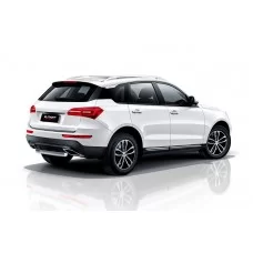 Защита заднего бампера 57 мм короткая серебристая для Zotye Coupa 2018-2024