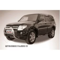 Кенгурятник 76 мм низкий для Mitsubishi Pajero 4 2006-2024