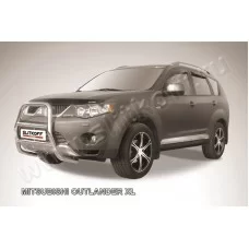 Кенгурятник 76 мм низкий для Mitsubishi Outlander XL 2010-2012