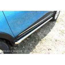 Пороги труба 76 мм для Renault Kaptur 4WD 2016-2024