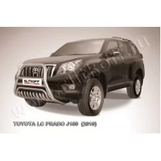 Кенгурятник 76 мм высокий с защитой картера для Toyota Land Cruiser Prado 150 2009-2013