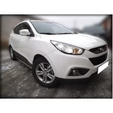 Пороги труба 60 мм для Hyundai ix-35 2010-2015