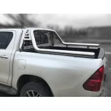 Защита кузова пикапа 76 мм вариант 2 для Toyota Hilux 2015-2020