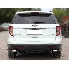 Защита задняя уголки 60 мм для Ford Explorer Sport 2011-2015