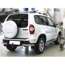Защита задняя уголки 60 мм для Chevrolet Niva 2009-2020
