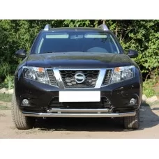Защита передняя двойная 60-53 мм для Nissan Terrano 2014-2024