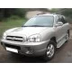 Пороги с площадкой алюминиевый лист 43 мм для Hyundai Santa Fe Classic 2000-2012 артикул HS_3