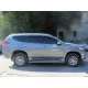 Защита штатного порога 43 мм для Mitsubishi Pajero Sport 2016-2020 артикул MPS16_2