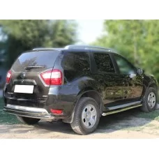 Защита штатного порога 60 мм для Nissan Terrano 2014-2024
