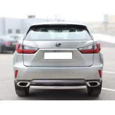 Защита заднего бампера 60 мм для Lexus RX 2015-2024