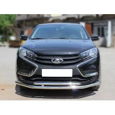 Защита передняя двойная 53-43 мм для Lada XRay 2016-2022