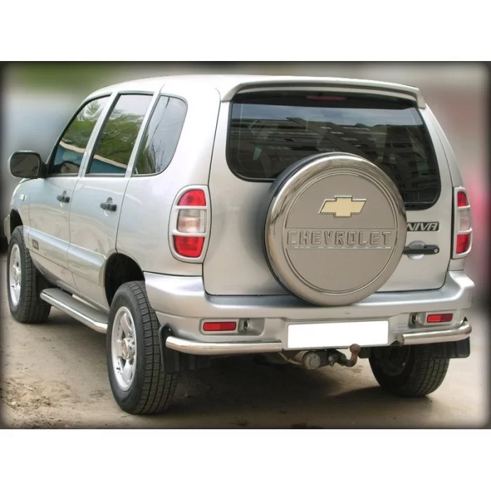 Защита задняя уголки 43 мм для Chevrolet Niva 2002-2008 артикул NSV_6