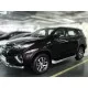 Защита штатного порога 43 мм для Toyota Fortuner 2017-2024 артикул TF17_2.1