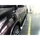 Защита штатного порога 43 мм для Toyota Fortuner 2017-2024 артикул TF17_2.1