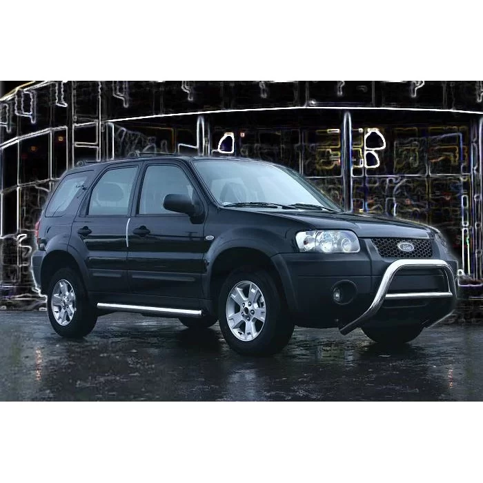 Пороги труба 76 мм для Ford Maverick 2004-2007 артикул FMV_2
